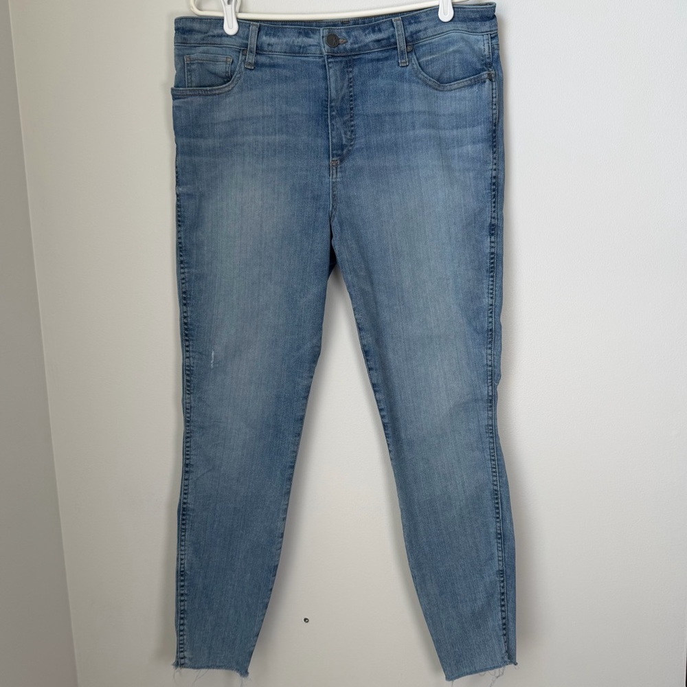 KUT FROM THE KLOTH Connie High Rise Fab Ab Ankle Skinny Jeans Size 18